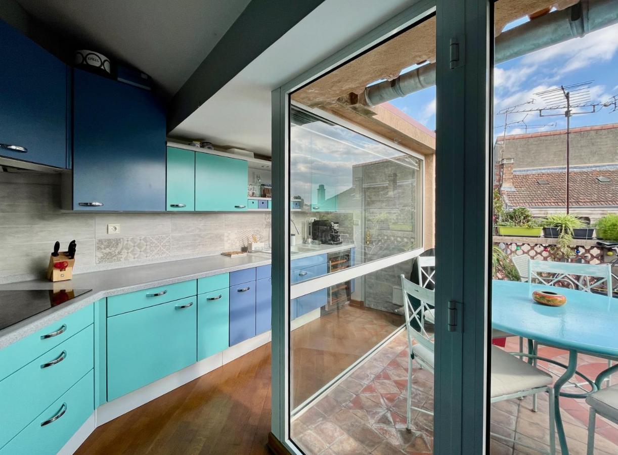 L'Atypique - T3 Grande Terrasse, Bbq Vue Et Cheminee Leilighet Avignon Eksteriør bilde