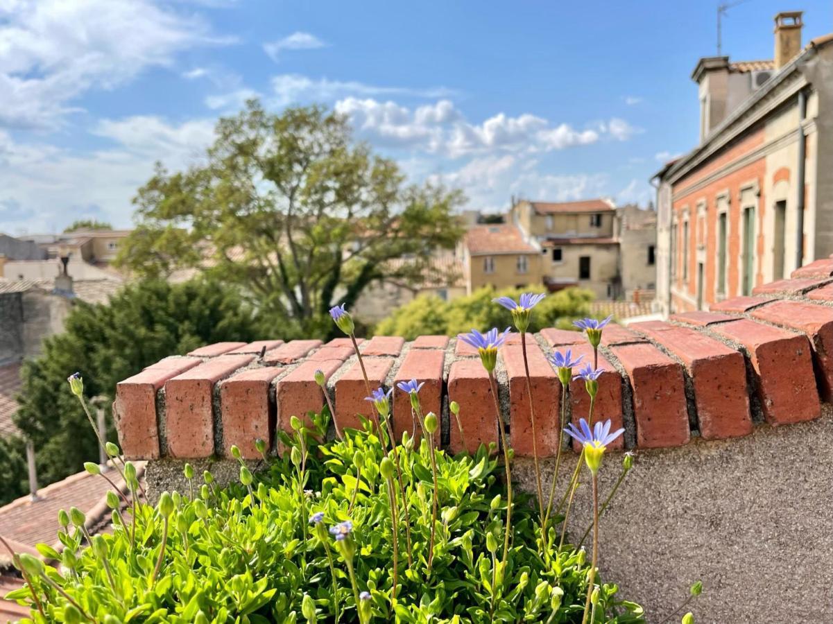 L'Atypique - T3 Grande Terrasse, Bbq Vue Et Cheminee Leilighet Avignon Eksteriør bilde